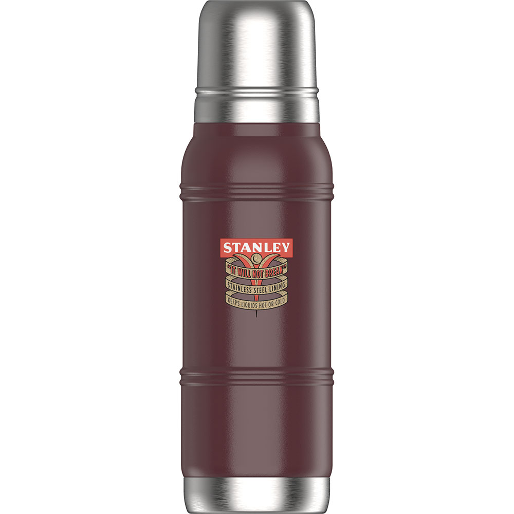 The Milestones Thermal Bottle Garnet Gloss