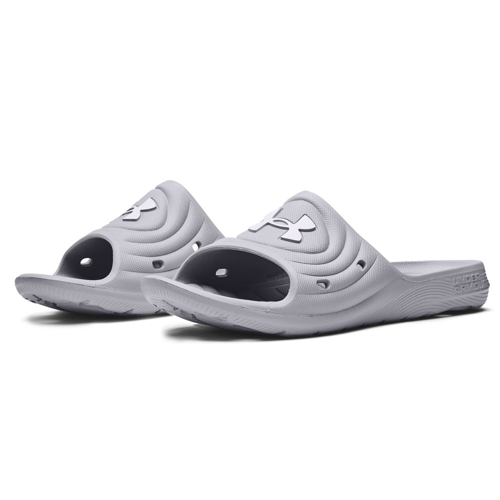 UA Mens Locker Slides Grey