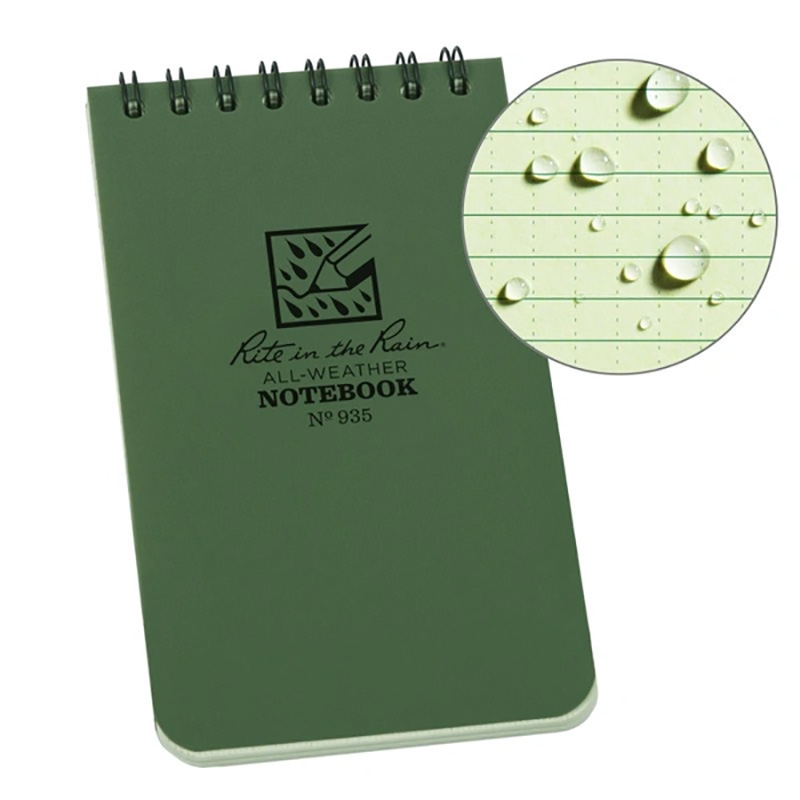 Olive Notebook 3" x 5" 12 pk - Rite In The Rain