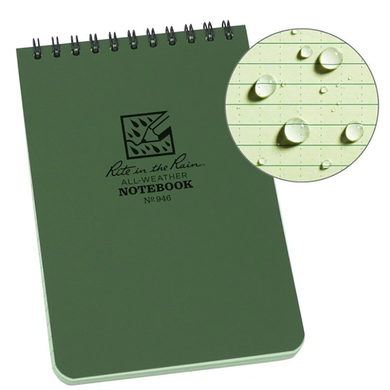 Olive Notebook 4" x 6" 12 pk - Rite In The Rain