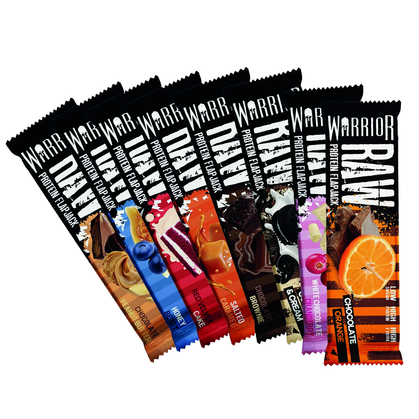 Warrior Raw Protein Flapjacks 12 x 75g