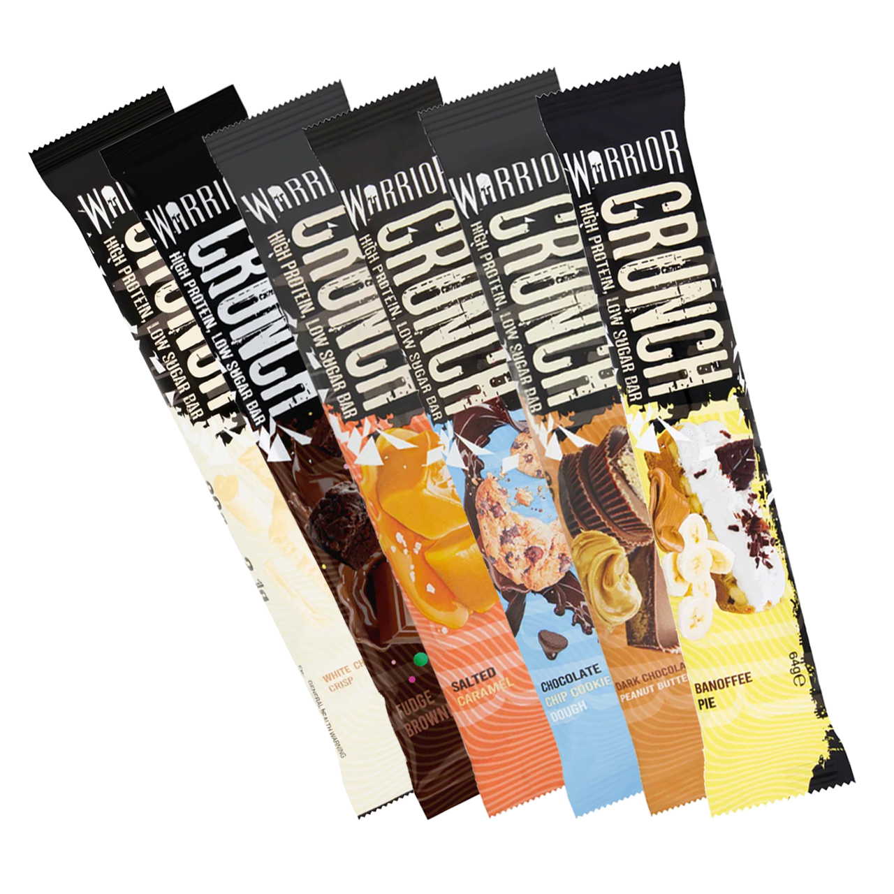 Warrior Crunch Protein Bars 12 x 64g