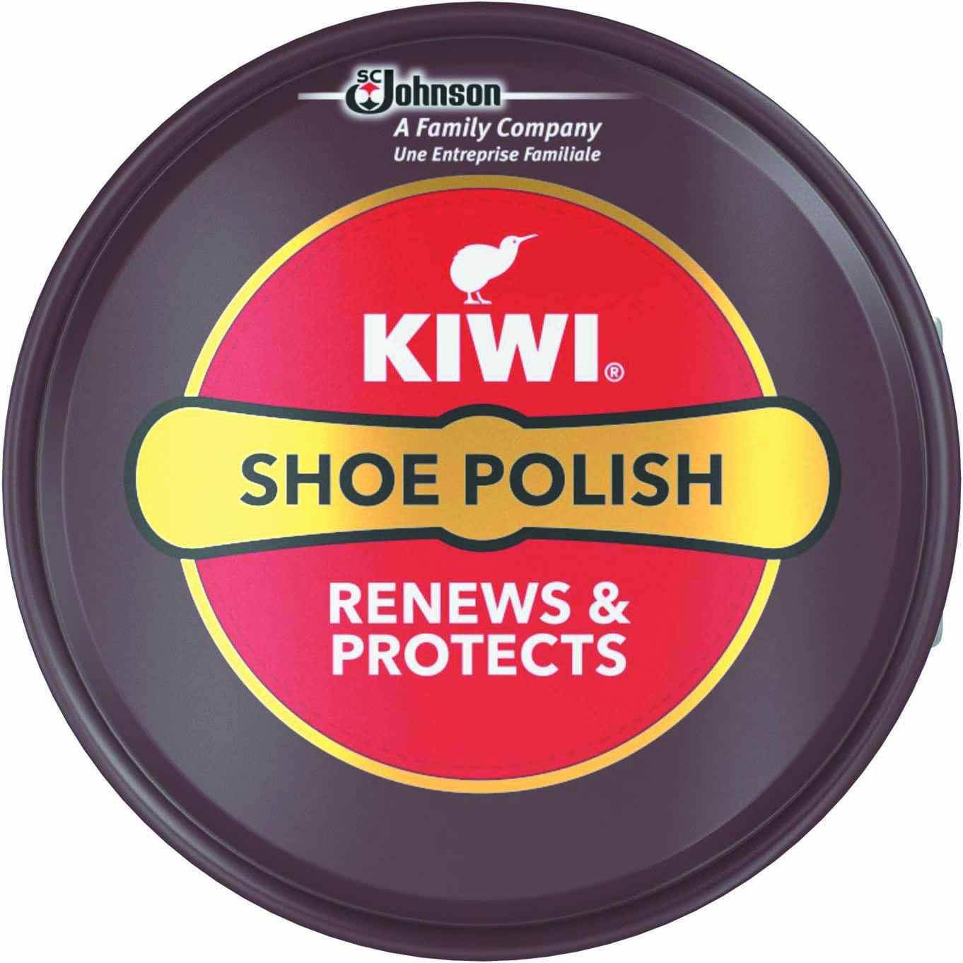 Kiwi Shoe Polish Dark brown 50ml x 12