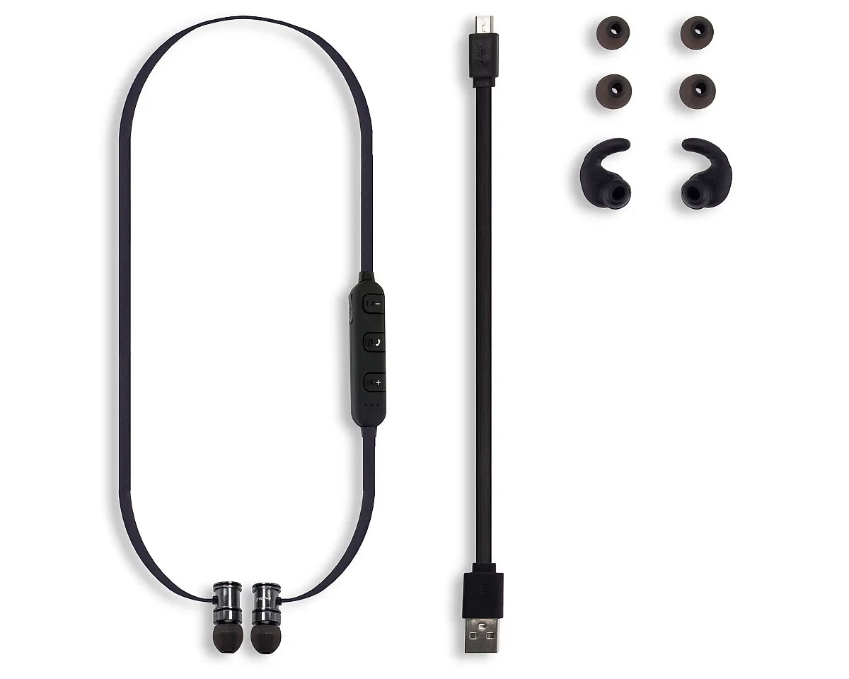 Groov-e Wireless Metal Earphones with Remote & Mic - Image 3